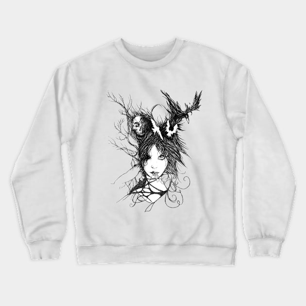 Death Crewneck Sweatshirt by LadyCerbero